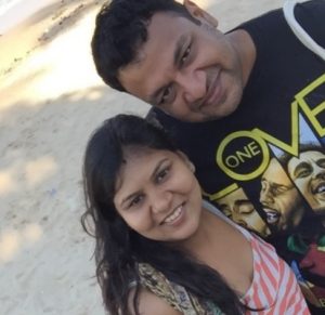 Sapan Gupta with Wife Nisha Garg