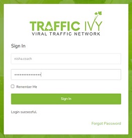 Traffic Ivy Login